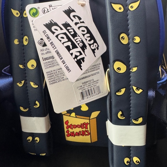 Warner Brothers 100th Anniversary Looney Tunes & Scooby Mashup Mini Backpack